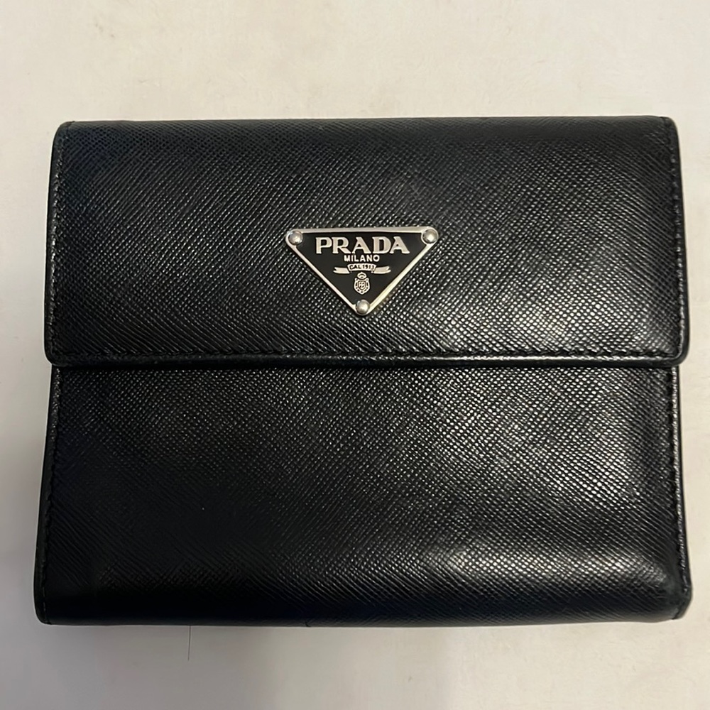 Black Prada wallet